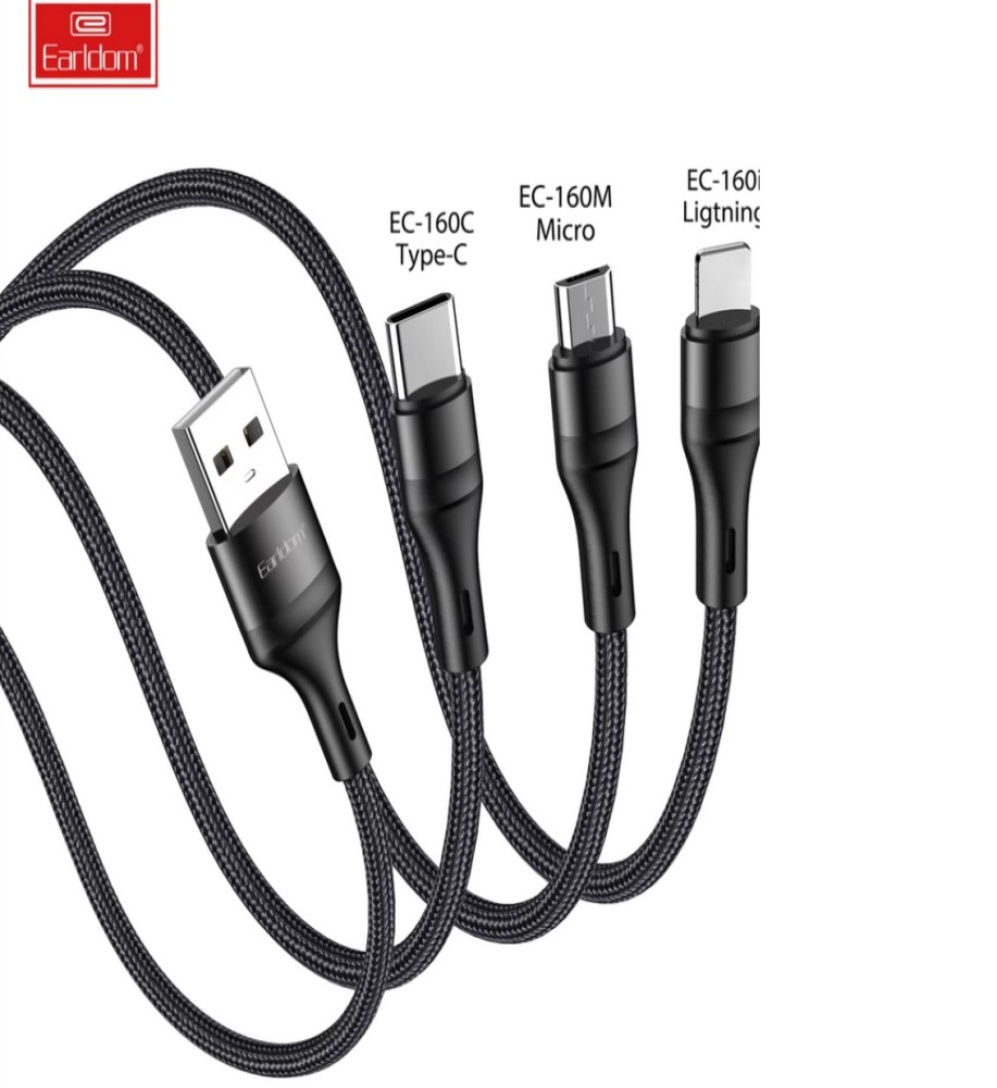  Earldom Cable 3in1 Fast Charging EC-imc025 