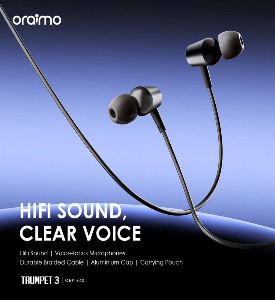  oraimo Trumpet 3 HIFI Audio In-Ear 
