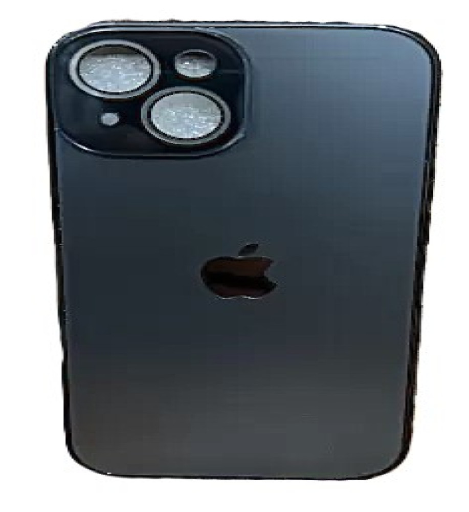  Premium Matte Glass Protection Case For Soft Tpu Frame iphone 15 