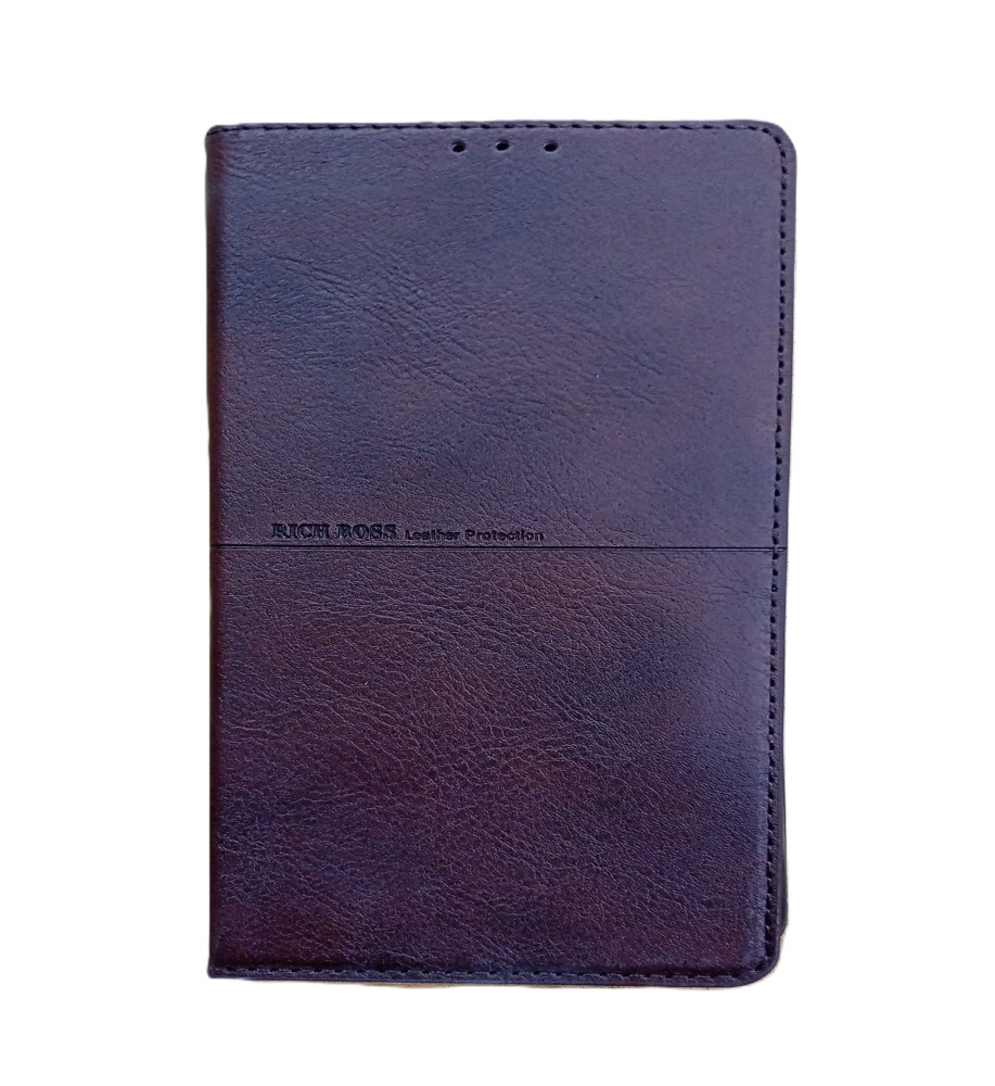  Rich Boss Leather Flip Cover Protective Case for Samsung Galaxy S21 Ultra 5G 