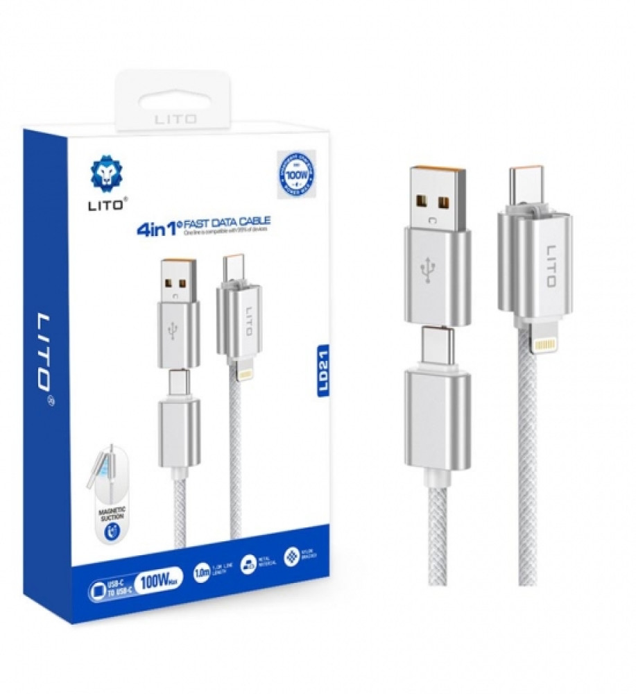  Lito LD21 100W 4in1 Kabel Quick Magnetic Data 