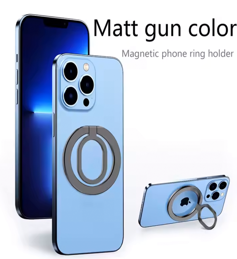  حامل مغناطيسي للهاتف المحمول على شكل حلقة من Magsafe، ملحقات هاتف السيارة لهاتف iPhone 12 13 14 15 16، حامل على شكل حلقة للإصبع 