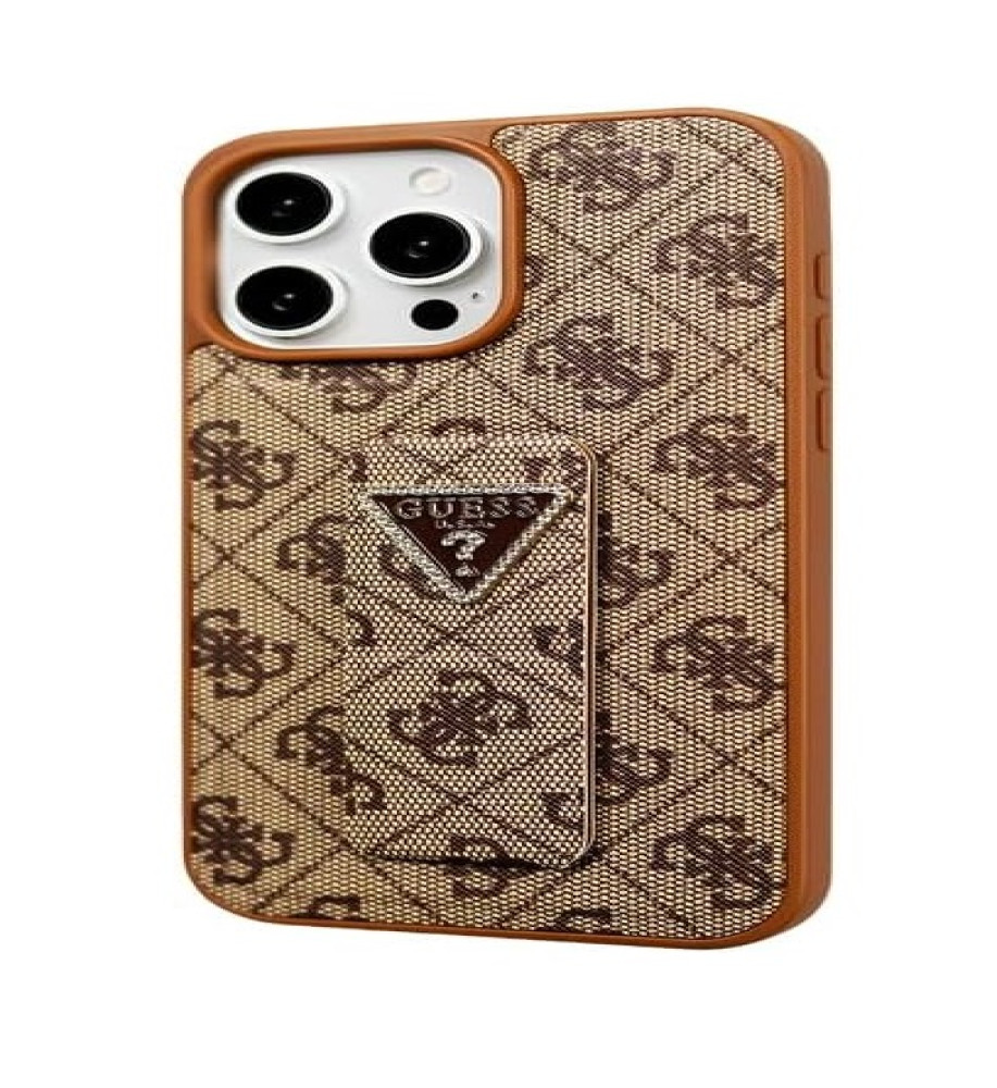  Guess Protective Case with a Luxurious Touch, Elegance and Durability with a Smart Grip, Drop Protection, Stylish Raised Crystal Logo, Easy Installation and Non-Slip Surface for iPhone 16 Pro Max 
