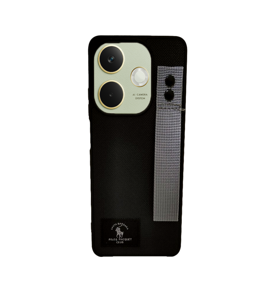  Polo Fabric Case, Luxury Design, Practical, Strong, High-Quality Polyester Texture, Scratch and Dirt-Resistant, Compatible with OPPO A3X 