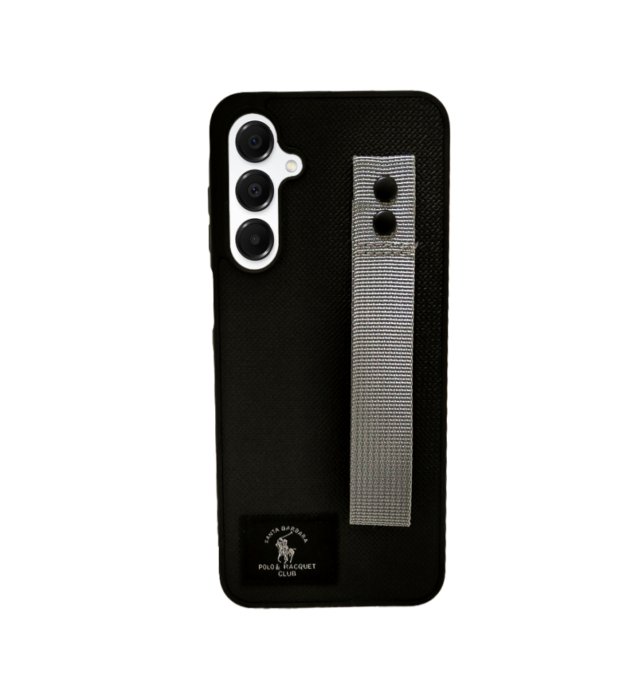  Polo Fabric Case, Luxury Design, Practical, Strong, High-Quality Polyester Texture, Scratch and Dirt-Resistant, Compatible with Samsung Galaxy A55 