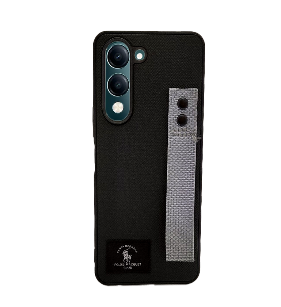  Polo Fabric Case, Luxury Design, Practical, Strong, High-Quality Polyester Texture, Scratch and Dirt-Resistant, Compatible with ViVO Y04 