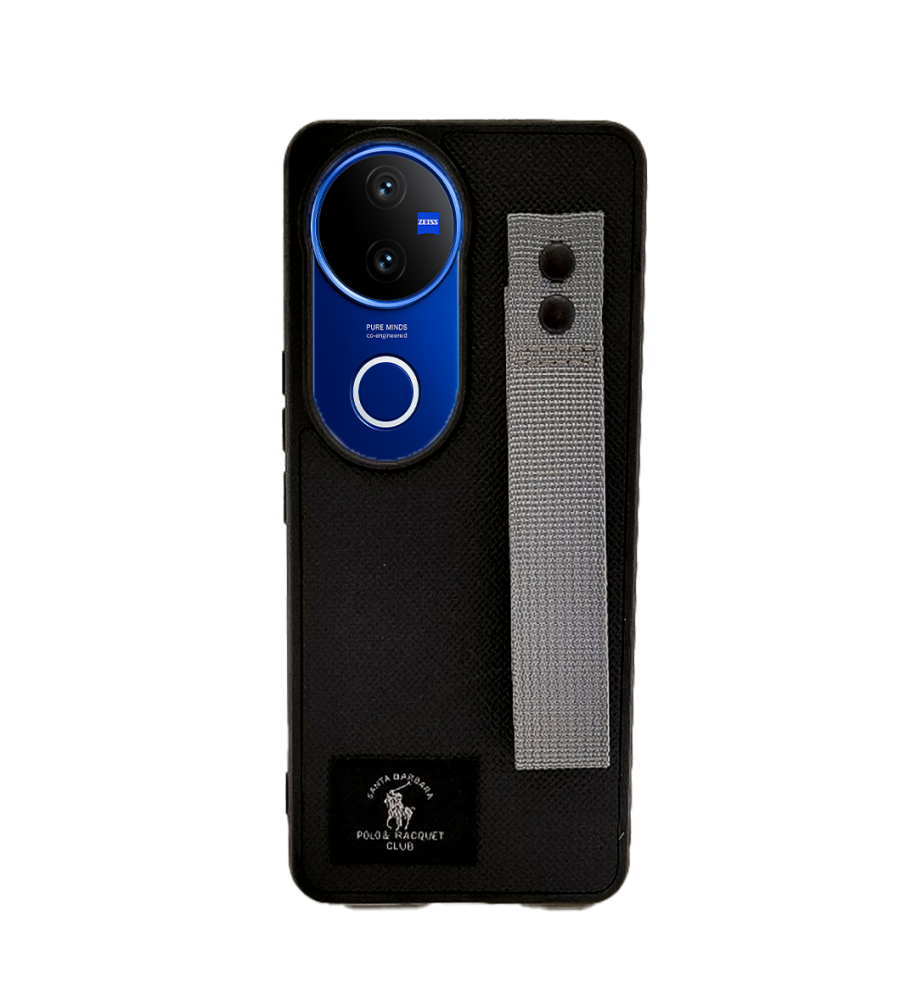  Polo Fabric Case, Luxury Design, Practical, Strong, High-Quality Polyester Texture, Scratch and Dirt-Resistant, Compatible with ViVO V50 