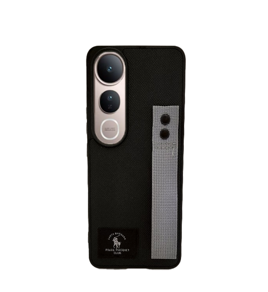 Polo Fabric Case, Luxury Design, Practical, Strong, High-Quality Polyester Texture, Scratch and Dirt-Resistant, Compatible with ViVO V50 Lite 