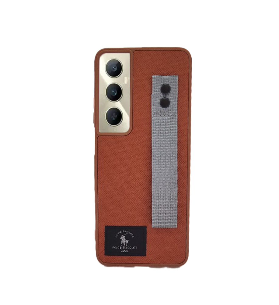  Polo Fabric Case, Luxury Design, Practical, Strong, High-Quality Polyester Texture, Scratch and Dirt-Resistant, Compatible with Realme C65 4G 