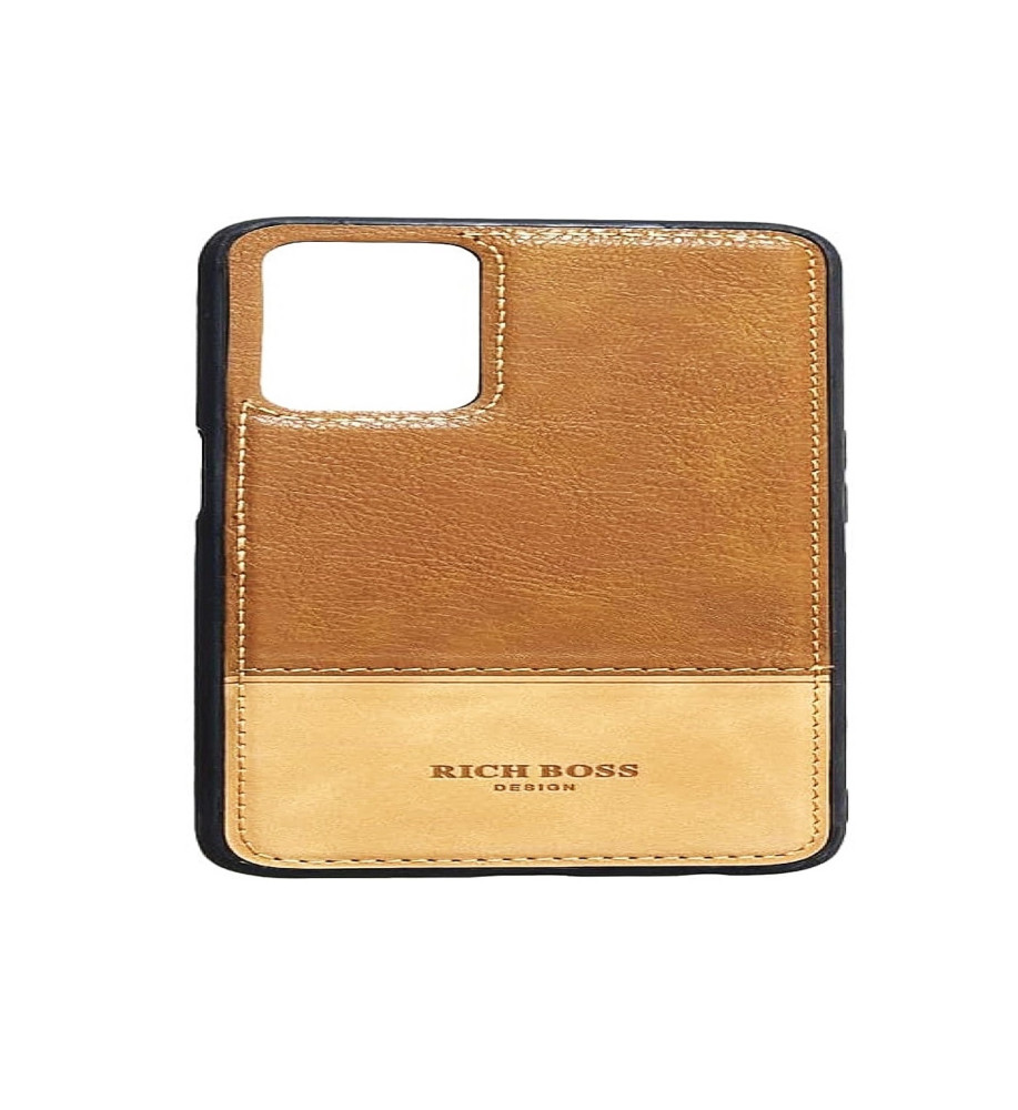  Rich Boss Leather Protective Case for Oppo A55 