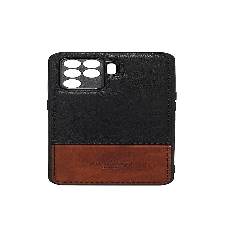  Rich Boss Leather Protective Case for Oppo A92 