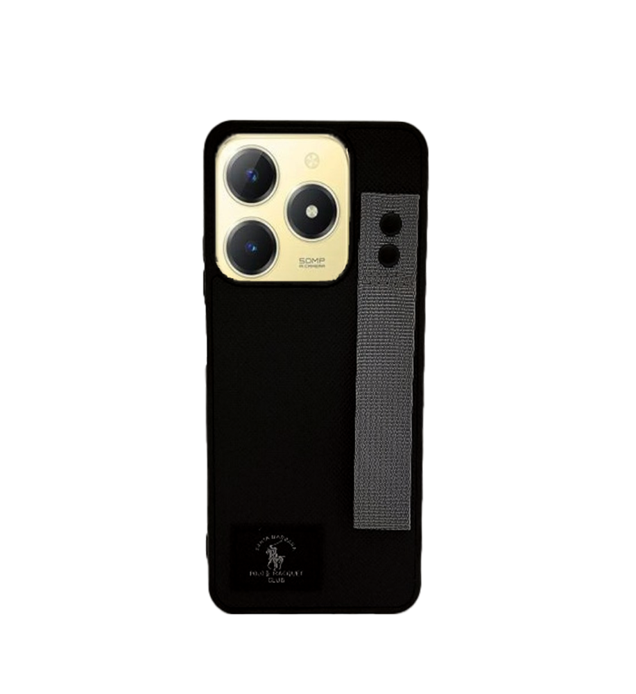  Polo Fabric Case, Luxury Design, Practical, Strong, High-Quality Polyester Texture, Scratch and Dirt-Resistant, Compatible with Realme NARZO N63 4G 