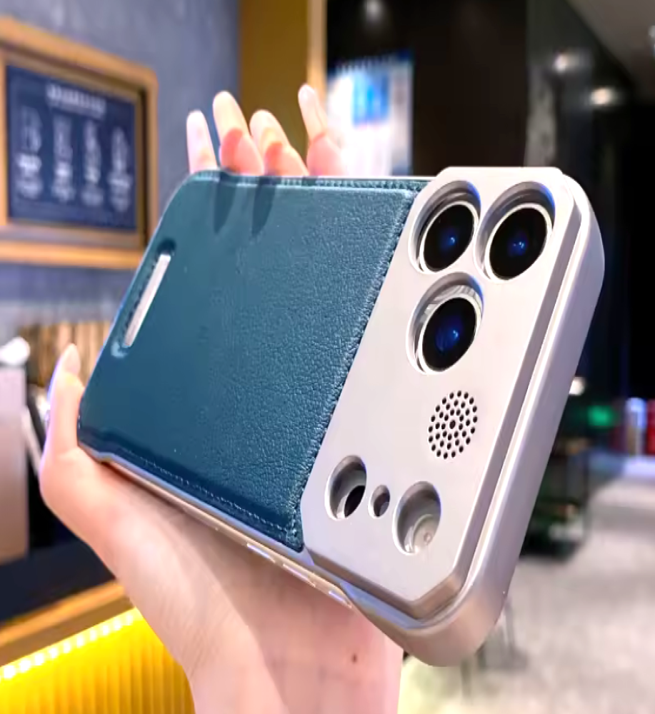 Lightweight leather and metal frame combination case, premium protection for your phone with full support for wireless charging for iPhone 14   Lightweight leather and metal frame combination case, premium protection for your phone with full support for wireless charging for iPhone 14