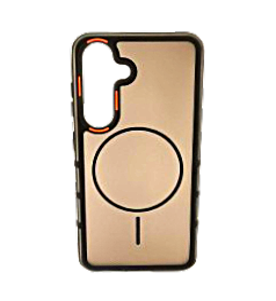 A strong and elegant protective case with magnetic charging, shock-resistant, anti-fingerprint, with elegant transparency and a prominent frame in a chic color to protect the camera and screen, compatible with SAMSUNG S25.   A strong and elegant protective case with magnetic charging, shock-resistant, anti-fingerprint, with elegant transparency and a prominent frame in a chic color to protect the camera and screen, compatible with SAMSUNG S25.