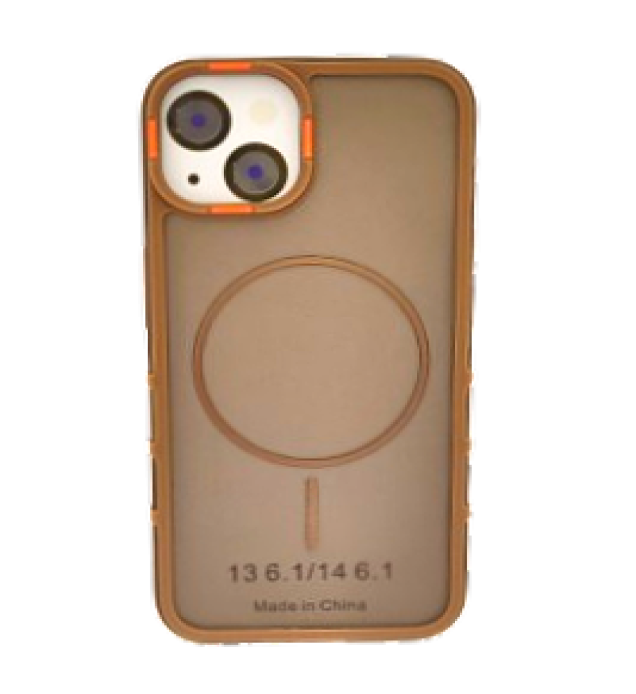 A strong and elegant protective case with magnetic charging, shock-resistant, anti-fingerprint, with elegant transparency and a prominent frame in a chic color to protect the camera and screen, compatible with iPhone 14.   A strong and elegant protective case with magnetic charging, shock-resistant, anti-fingerprint, with elegant transparency and a prominent frame in a chic color to protect the camera and screen, compatible with iPhone 14.