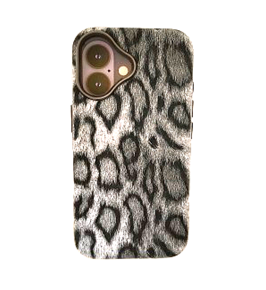 Shockproof Case with 3D Tiger Leather Pattern Compatible with iPhone 16   Shockproof Case with 3D Tiger Leather Pattern Compatible with iPhone 16