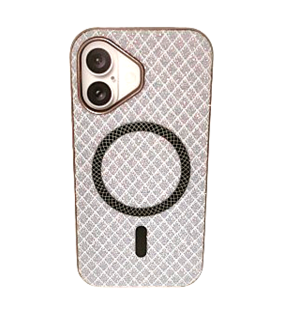 Luxury Strass Case with Metal Frame and Suede Lining - Soiree Shine and Shockproof Protection Compatible with iPhone 16   Luxury Strass Case with Metal Frame and Suede Lining - Soiree Shine and Shockproof Protection Compatible with iPhone 16