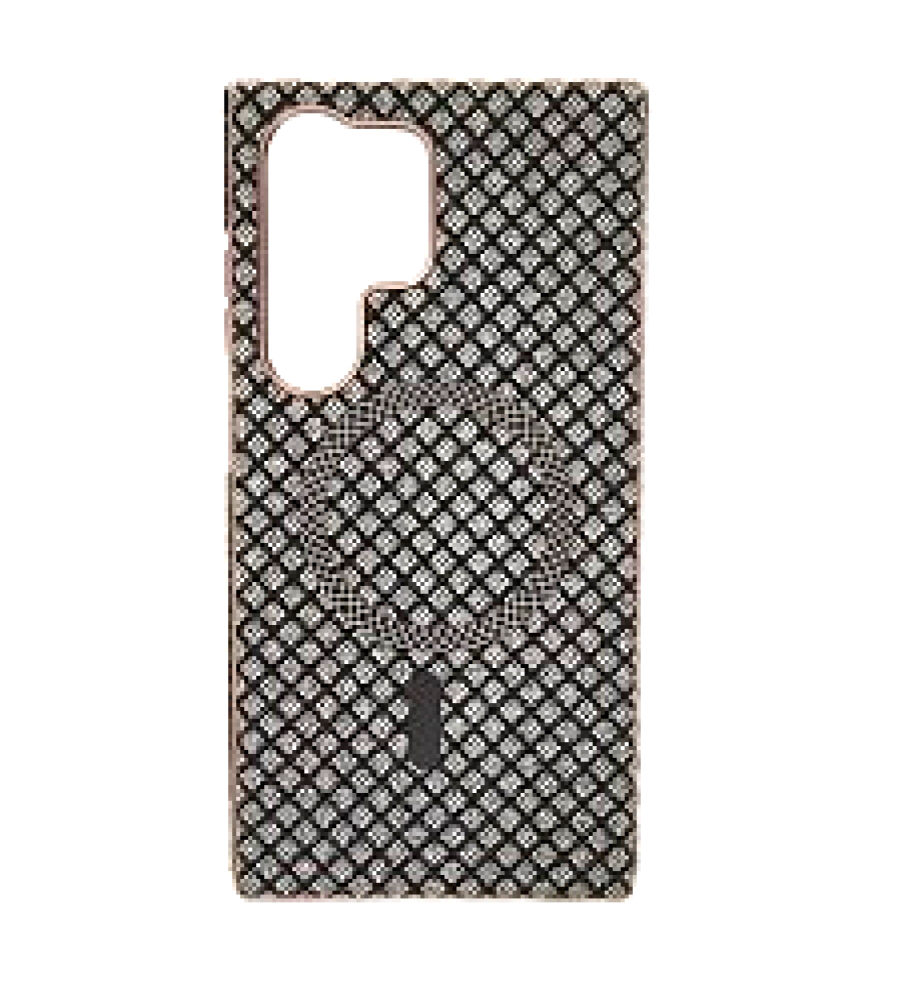 Luxury Strass Case with Metal Frame and Suede Lining - Soiree Shine and Shockproof Protection Compatible with SAMSUNG S24 Ultra   Luxury Strass Case with Metal Frame and Suede Lining - Soiree Shine and Shockproof Protection Compatible with SAMSUNG S24 Ultra