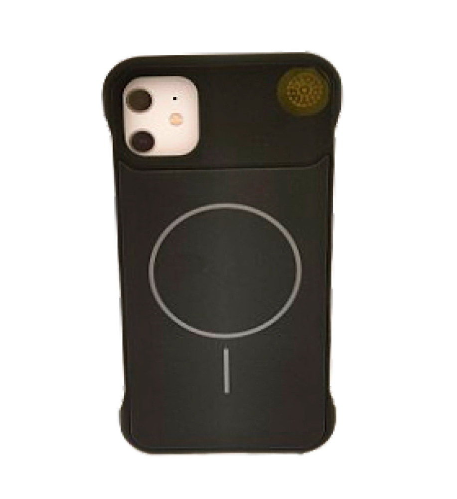  Lightweight leather and metal frame combination case, premium protection for your phone with full support for wireless charging for iPhone 11 