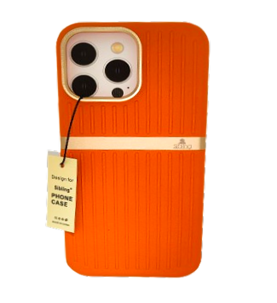  A stylish and protective case with raised edges to guard against impacts, durable material, and a gold camera module. A secure fit and a luxurious, practical look. Compatible with iPhone 16 Pro Max . 