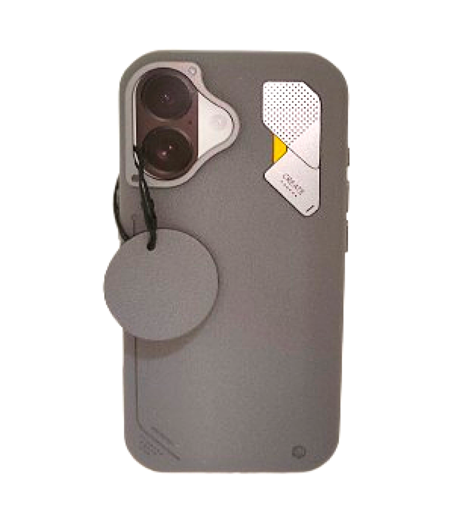  A stylish case from Kadi O, a cover for everyday protection of the back and camera, ultra-lightweight with a non-slip surface – a smooth, fingerprint-resistant texture and raised edges for the iPhone 17 