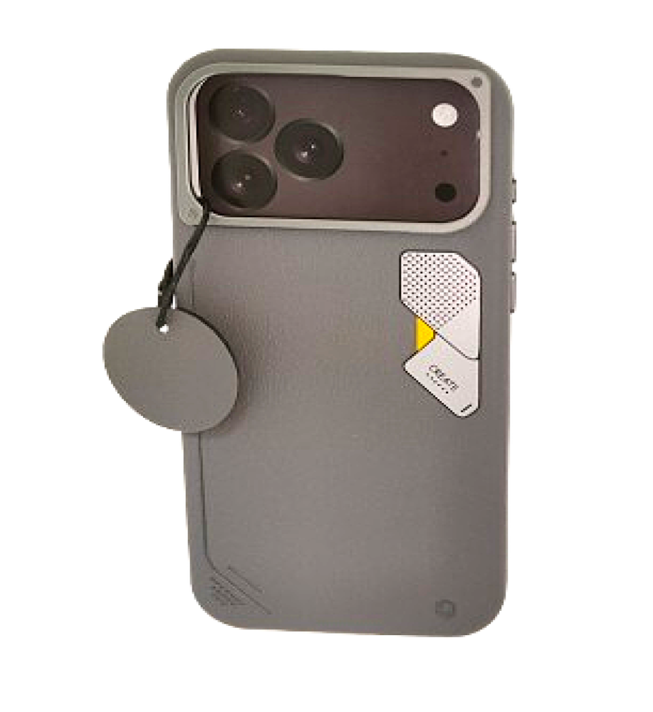  A stylish case from Kadi O, a cover for everyday protection of the back and camera, ultra-lightweight with a non-slip surface – a smooth, fingerprint-resistant texture and raised edges for the iPhone 17 Pro Max 