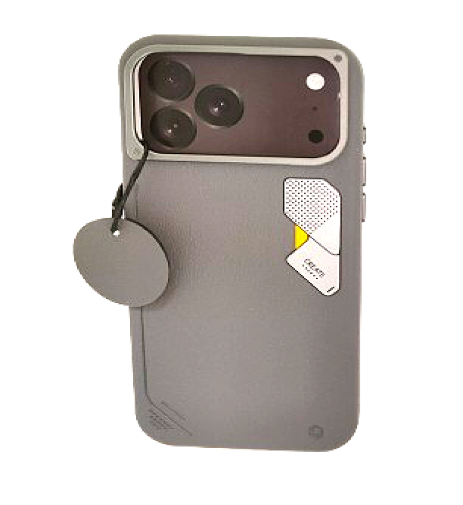  A stylish case from Kadi O, a cover for everyday protection of the back and camera, ultra-lightweight with a non-slip surface – a smooth, fingerprint-resistant texture and raised edges for the iPhone 17 Pro 