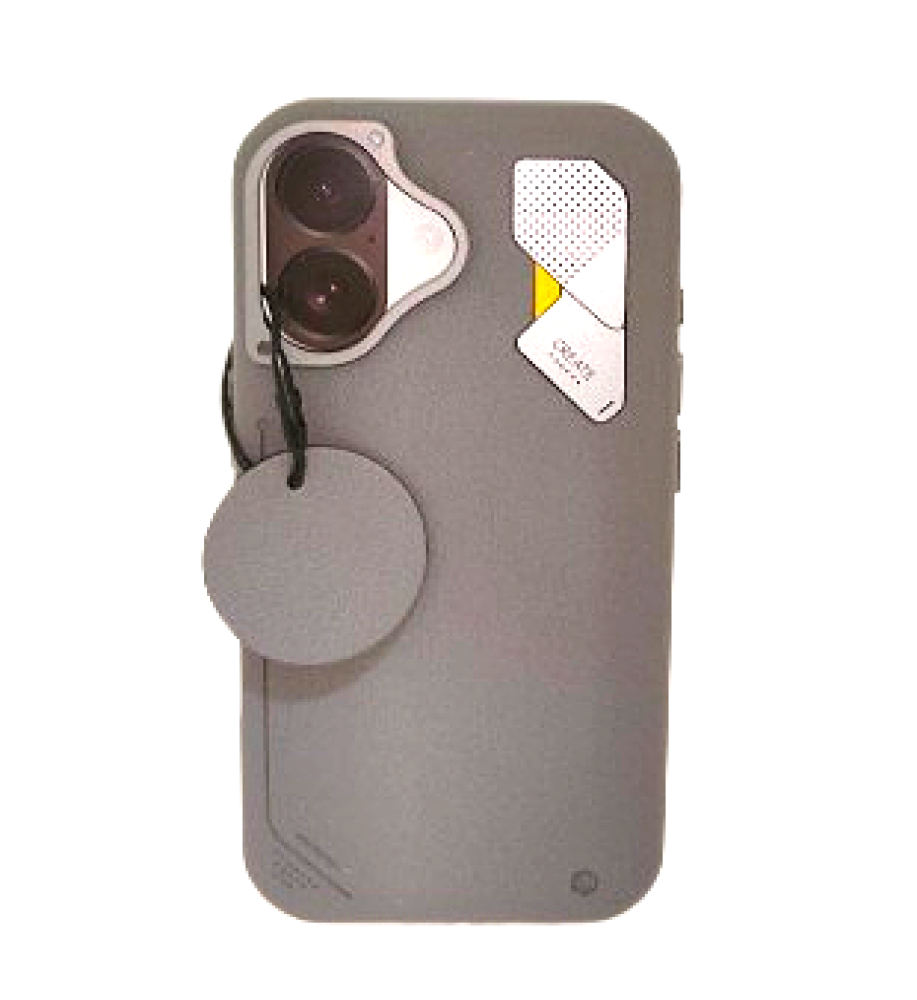  A stylish case from Kadi O, a cover for everyday protection of the back and camera, ultra-lightweight with a non-slip surface – a smooth, fingerprint-resistant texture and raised edges for the iPhone 16 