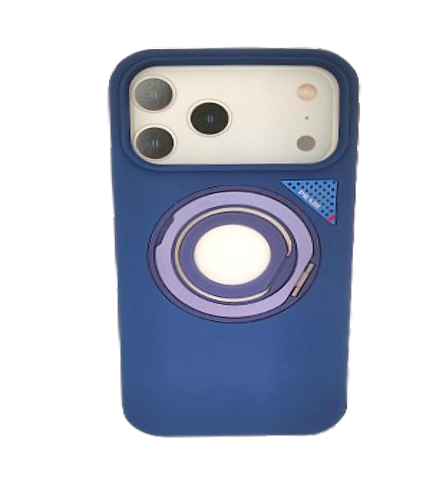  جراب مقاوم للصدمات بحلقة مسك دوّارة 360° – استاند مريح وثبات عالي في الاستخدام لجهاز ايفون 17 برو ماكس 