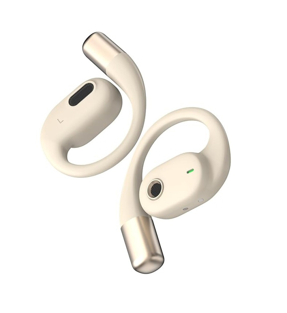  Resilo R3009 Wireless Open-Ear Bluetooth Headphones (OOS) – Bluetooth 5.3, 7.5 hours of playtime (up to 26 hours with 400mAh charging case), Hi-Fi sound with 14.2mm drivers, Game and Music modes, Touch controls, Water resistant 