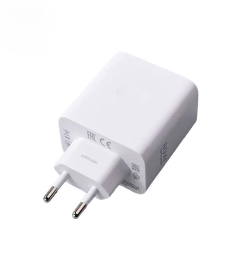  راس شاحن أوبو 80 واط بمنفذ تايب سي سوبر فوك – شاحن سريع لهواتف OPPO Reno و Find مع حماية ذكية وتحكم حراري 