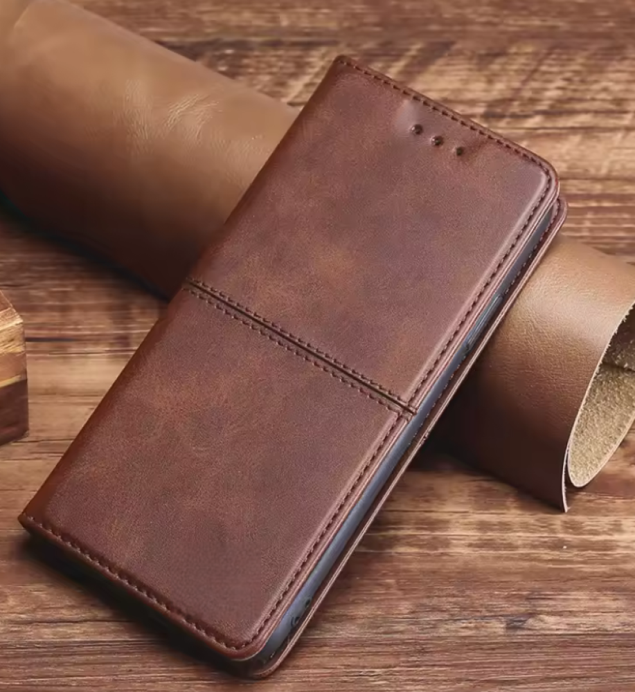  Rich Boss OPPO A6 PRO Flip Cover - Chic Leather Texture with Stand, Card Slots, and Full Shock Protection 