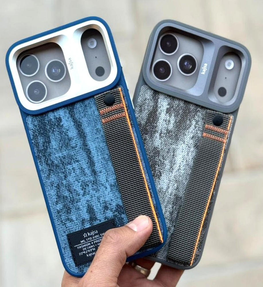  This iPhone case combines denim style with a touch of luxury, featuring a distinctive pattern and a comfortable grip that holds the phone securely. It offers robust shock protection, along with a unique raised camera cutout for added protection and a distinctive aesthetic. Compatible with iPhone 17 Pro Max. 