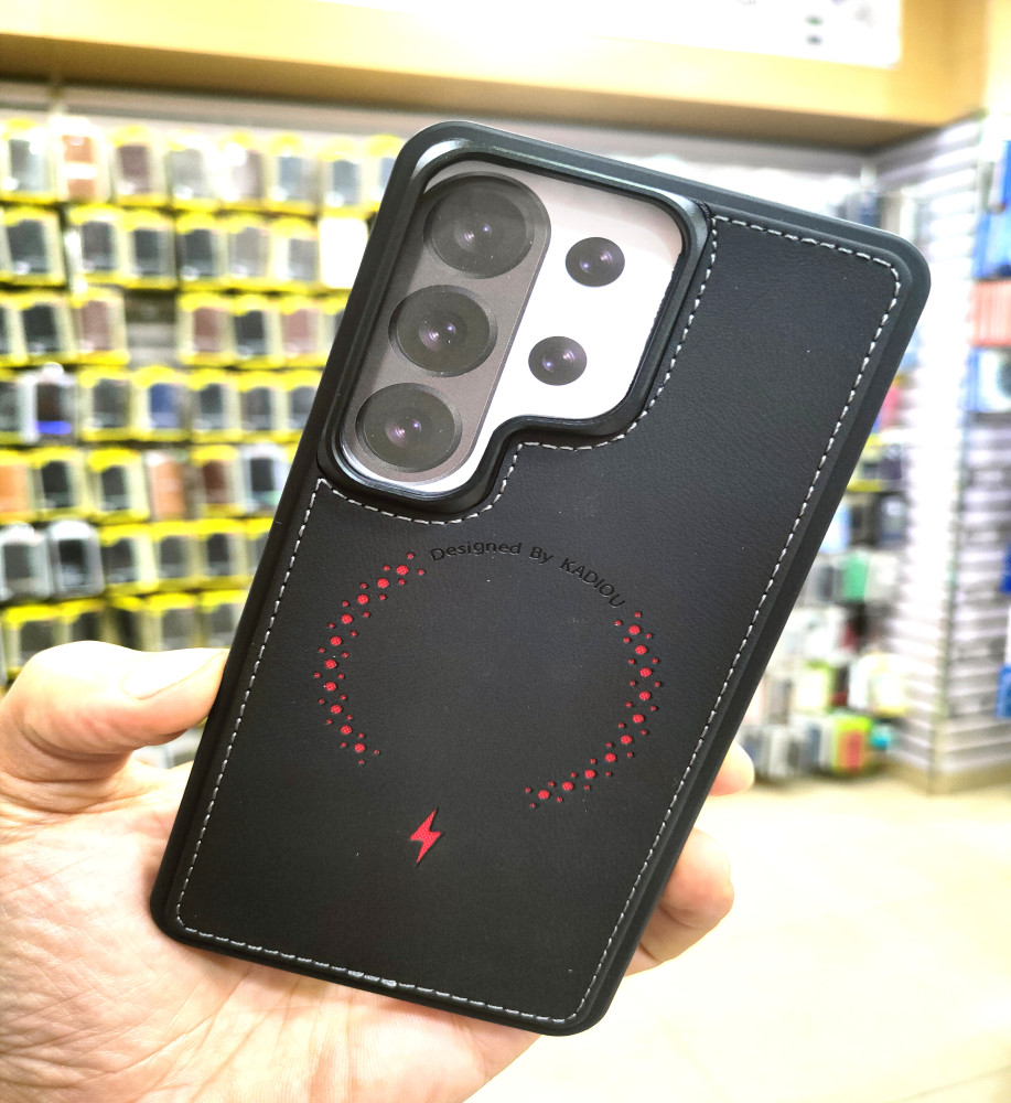  Samsung S26 Ultra Premium Fabric Case with MagSafe Support – Stylish Embroidery Protective Cover with a High-End Touch and Wireless Charging 