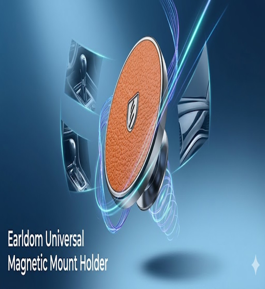  Earldom ET-EH255 Multi-Purpose Magnetic Mobile Holder/Model Compatible with MagSafe for Home, Car, and Kitchen 