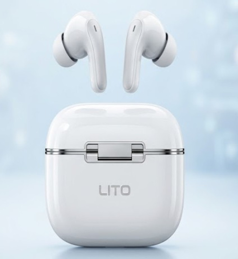  Original LITO LT-T03 AirPods - Bluetooth V6.1 version with noise reduction technology and sweat-resistant ergonomic design 