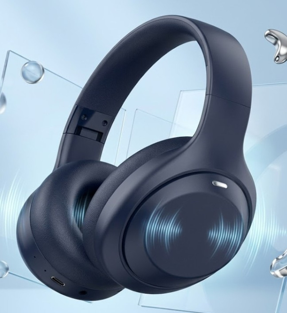  UENJOY UHP9 Bluetooth 5.4 Headphones – ANC Noise Cancellation, Clear Call Microphone, Up to 30 Hour Battery Life, AUX Mode, Foldable Design 