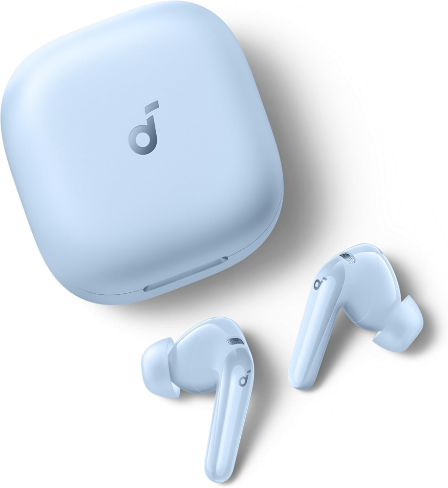  ANKER Soundcore R60i NC Wireless Bluetooth Headphones | Adaptive Noise Cancellation up to 52dB | Hi-Res LDAC - 6 Microphones for Clearer Calls - Up to 50 Hours of Playtime - IP55 Water and Dust Resistance - Fast Charging 