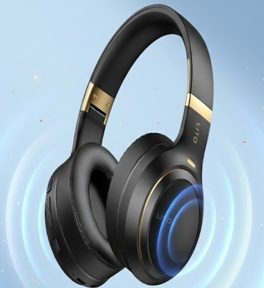  Lito LE08 — Lightweight headphones with crystal-clear sound, 40mm driver unit, Bluetooth 5.4, up to 20 hours of music playback, up to 18 hours of talk time, 1.5-hour fast charging 
