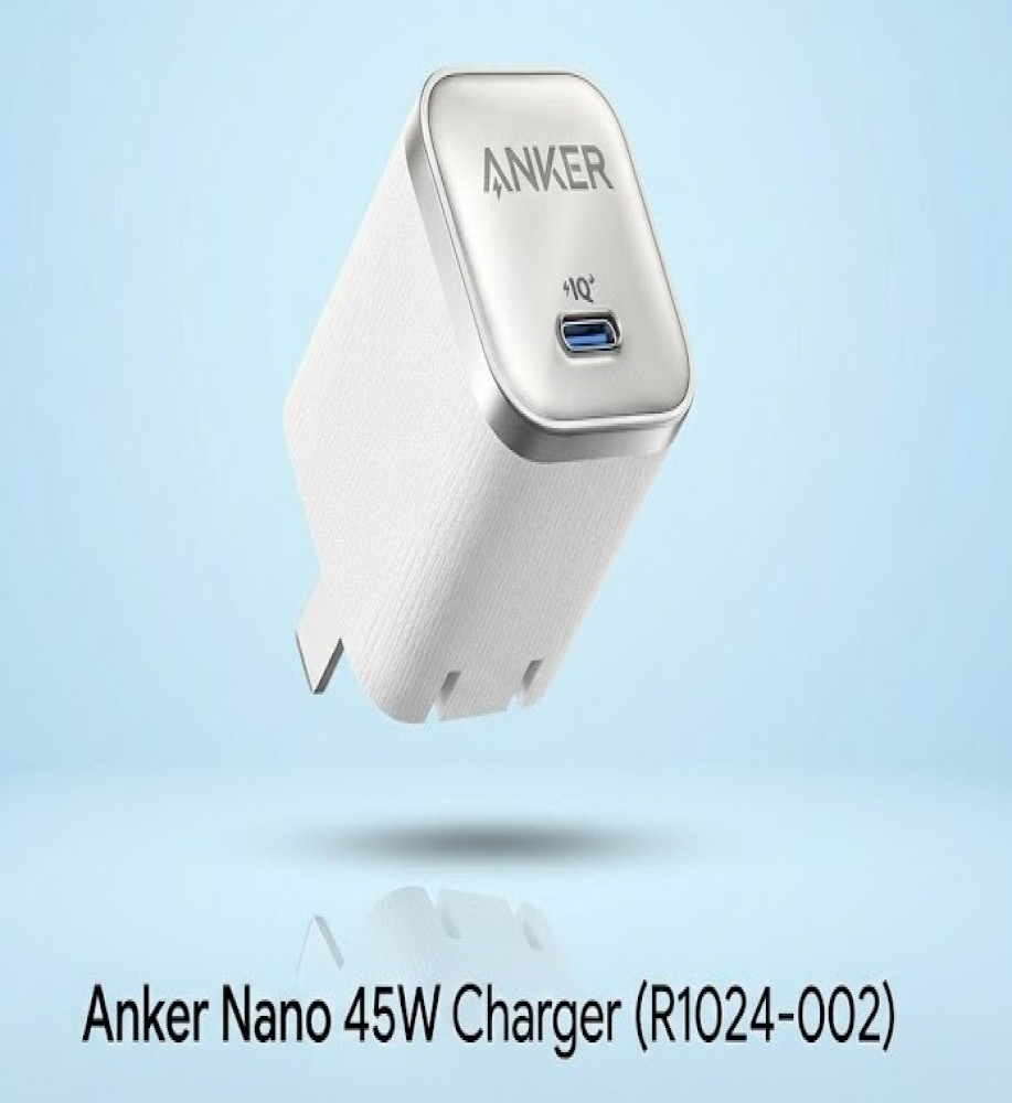  Anker Nano Wall Charger 45W, Single Type-C Port, Supports PPS Fast Charging Technology 