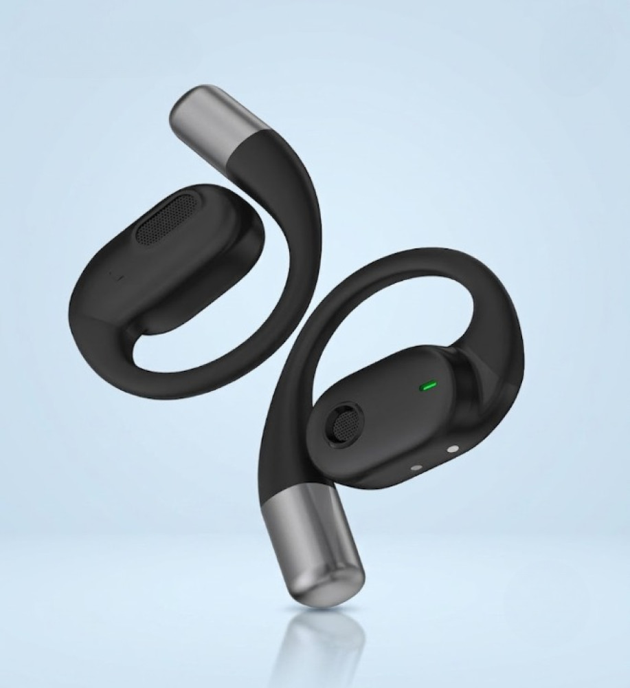  RSILO R3009 Wireless Open-Ear Bluetooth Headphones (OOS) – Bluetooth 5.3, 7.5 hours of playtime (up to 26 hours with 400mAh charging case), Hi-Fi sound with 14.2mm drivers, Game and Music modes, Touch controls, Water resistant 