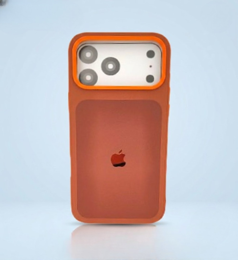  iPhone 17 Pro Max case with a dual-color design and glossy Apple logo - lightweight with strong protection and a raised protrusion to protect the camera. Also available for 16 Pro Max. 
