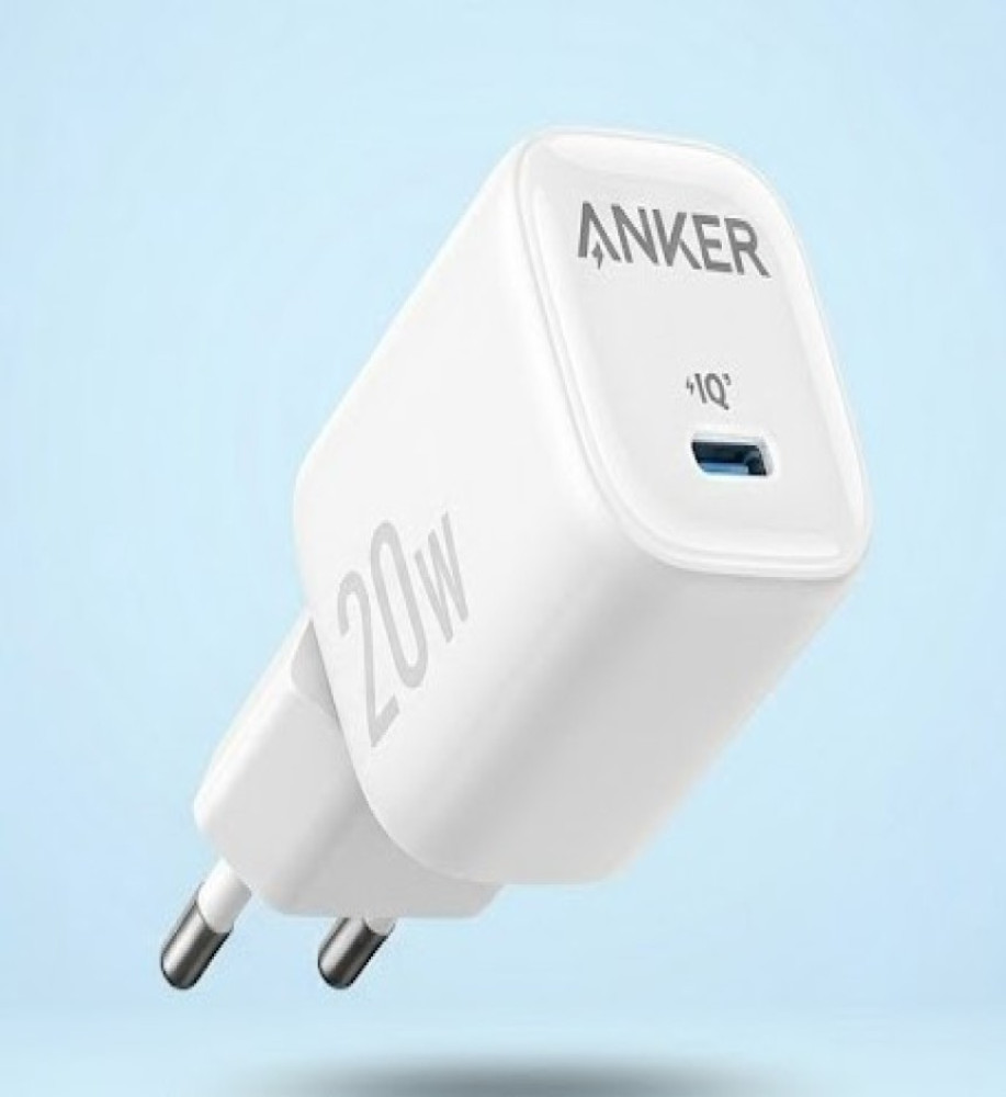  Anker Zolo 20W Max Fast Charger with Smart Protection Technology and Heat Cooling 