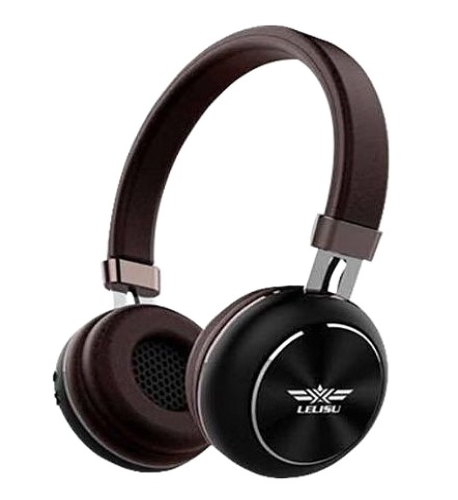  Lelisio LS-219 Bluetooth Headphones with Aux Cable, Comfortable to Wear, Suitable for All Uses, and Compatible with All Mobile Phones, Tablets, and Computers 