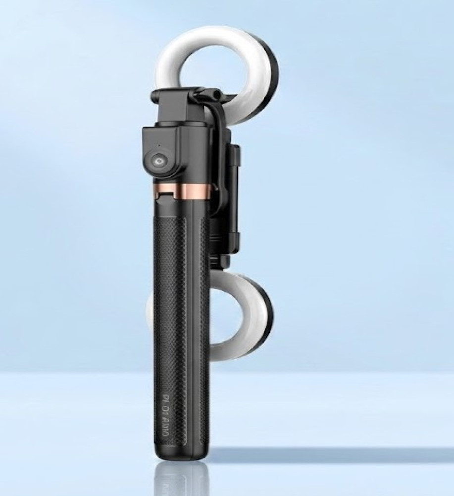  Blokama LIVE-K9 Pro 170cm All-in-One Selfie Stick & Tripod with Multicolor Lighting and Wireless Remote 