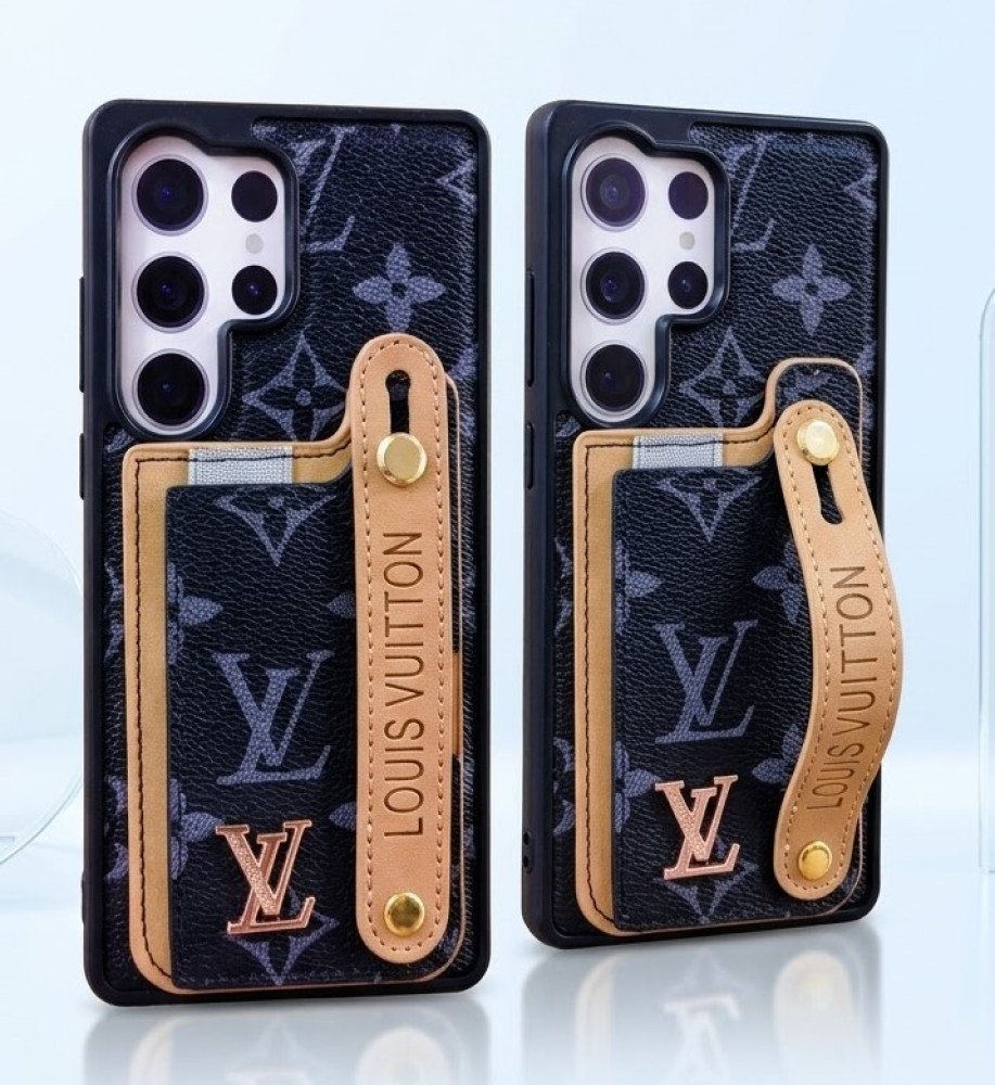  Luxury Protective Case with Card Pocket & Drop Protection for Samsung Galaxy S25 Ultra - Slim Design & Easy Installation 
