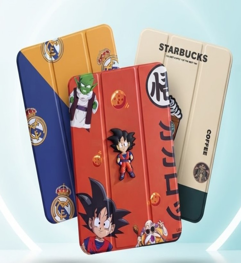  *Luxury Dragon Ball Foldable iPad Protective Case with Full Protection Stand* 
