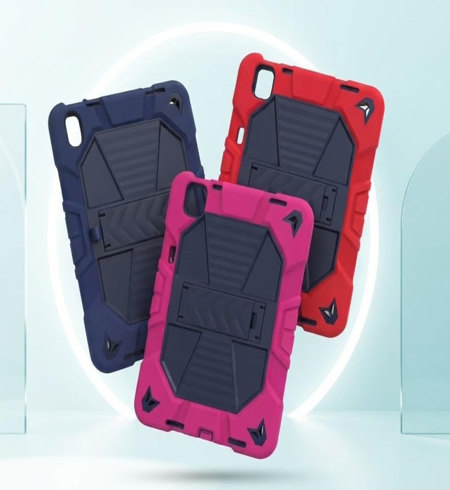  Multi-layer armored protective case for iPad and Samsung Tab A7 with a rear stand 