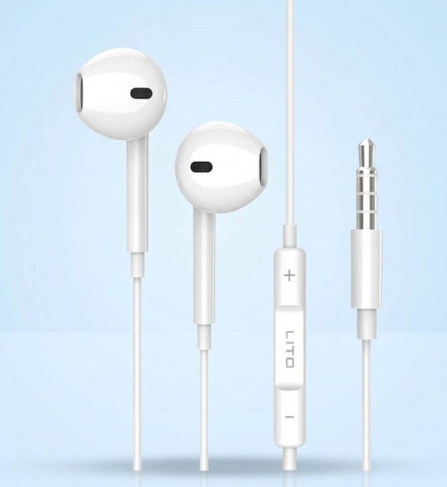  LITO Handfree LF01A Wired Earphones / Hands-free headset with 3.5mm jack and built-in 14mm speaker with microphone 