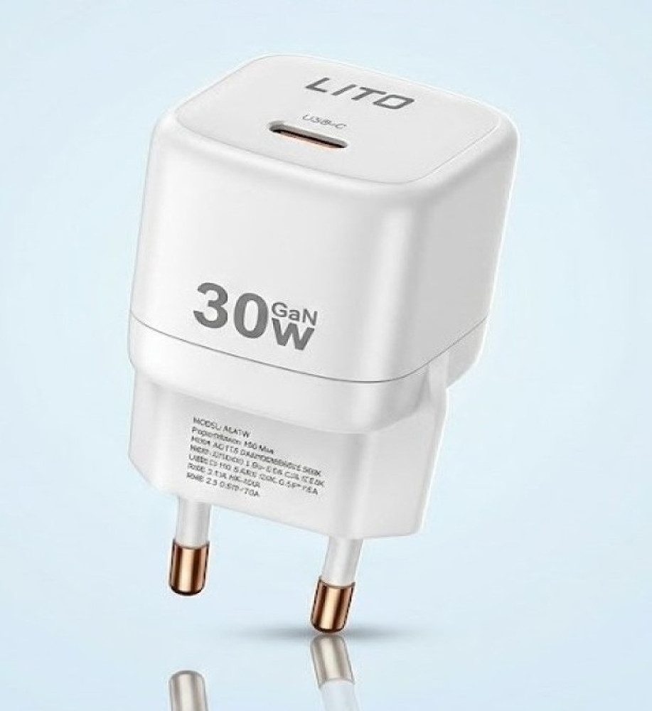 LITO LC11 30W GaN USB-C PD PPS Wall Charger 